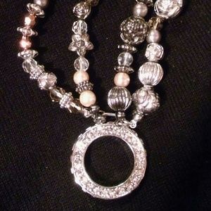 Cookie Lee 2-Way Necklace with Pendant